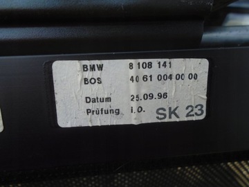 BMW E31 840 POLIČKA ZADNÍ ROLETA 8108141 MOTOREK