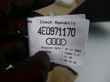 AUDI A8 D3 ПОДЪЕМ ЗАДНЕЙ ПОЛКИ БАГАЖНИКА NICE