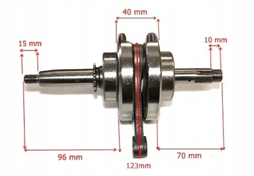 Коленчатый вал 110 125 4T 139 FMB Quad ATV Cross Loncin Bashan Zipp Junak Kxd