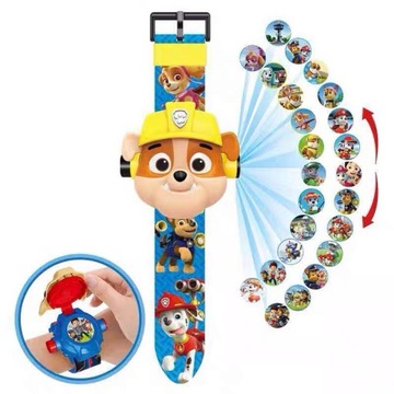 3D часы PAW PATROL со светодиодным проектором RUBBLE