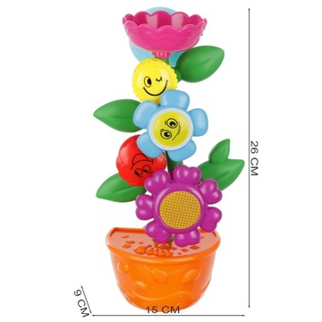 LT187 ЦВЕТОК С ЛЕЙКОЙ ИГРУШКА ДЛЯ ВАННЫ