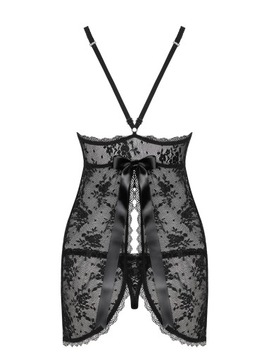 OBSESSIVE Obsessive Babydoll i stringi Behindy L/XL