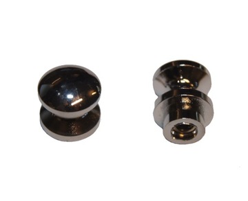 Hobby, przycisk zamka Push Lock Mini chrom 19mm