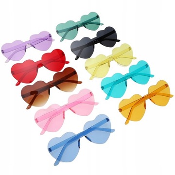 Vintage okulary przeciwsłoneczne Heart Party