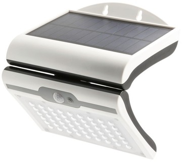 Oprawa solarna LED z czuj.ruchu i zmierzchu RAMOS, 300lm, 6000K, IP44, GTV