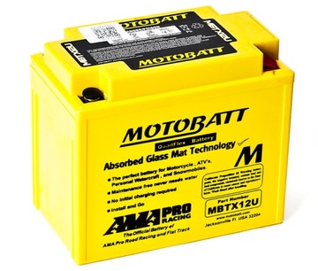 AKUMULATOR MOTO. 12V 14AH/200A P+ (WYM:1 MotoBatt MBTX12U (12 V 14 Amp)