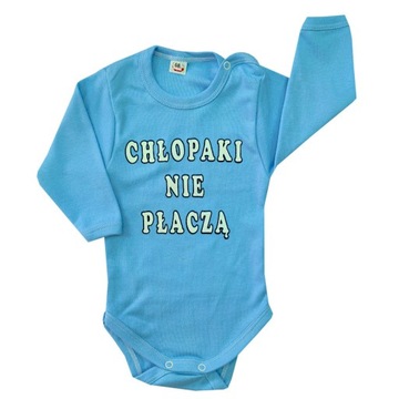 Body długi rękaw 110 cm Chłopaki nie płaczą