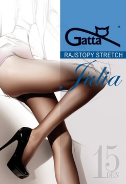 Rajstopy Gatta Julia STRETCH 5-XL sierra 3-pak