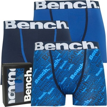 BENCH- klasyczne bokserki męskie, trójpak M.
