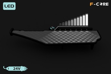 Полка в кокпите TIR MERCEDES ACTROS MP4 11-19 LED MP4