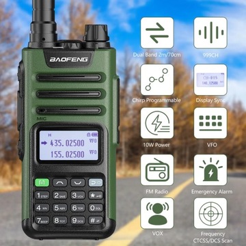 BaoFeng UV-13 PRO V2 10 Вт мощный двухдиапазонный