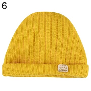 12-16CM czapka dla lalek Ob11 moda czapka z dzianiny proste ciepłe czapki
