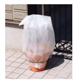 СУМКА С КАПЮШОНОМ AGRO НЕТКАНАЯ ЗИМА БЕЛАЯ 90х70 СМ