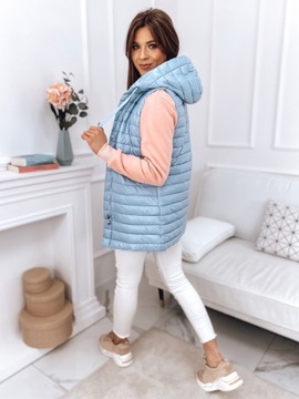 ЖИЛЕТ СТЕГАНЫЙ ЖЕНСКИЙ С КАПЮШОНОМ, размер. XL