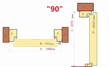 Двери входные наружные 68мм PGI15 Орех 90л