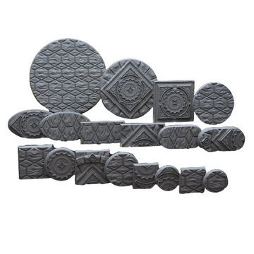 Castle Bases 50x25mm | Figurka RPG, Warhammer