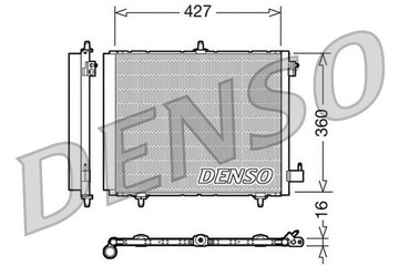 DENSO KONDENZÁTOR CITROEN C2 03-