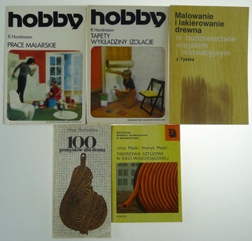 Hobby Prace Malarskie inne w domu zestaw 5 książek