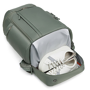 Рюкзак для ноутбука Outwalk 7716 15,6 с карманом для обуви шалфей