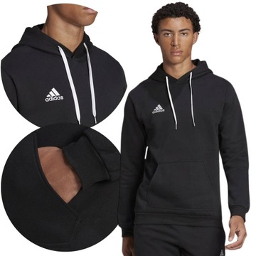 ADIDAS ENTRADA BLUZA MĘSKA SPORTOWA TRENINGOWA Z KAPTUREM BAWEŁNA R XL