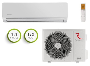 Кондиционер ROTENSO ELIS 3,4 кВт серебристый с комплектом