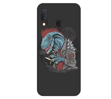 Etui pokrowiec do Samsung Galaxy A20e Punk dinozau