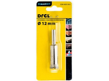 WIERTŁO DIAMENTOWE OTWORNICA CERAMIKI SZKŁA 12 mm