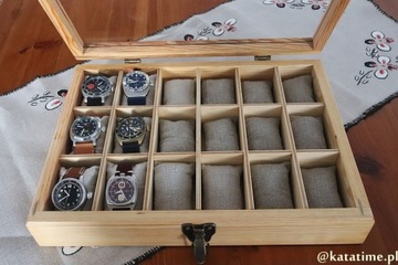 ДЕРЕВЯННАЯ КОРОБКА ДЛЯ 18 ЧАСОВ РУЧНОЙ РАБОТЫ