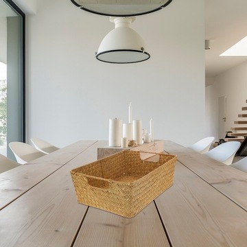 КОРЗИНА ДЛЯ ХРАНЕНИЯ БОЛЬШАЯ ПЛЕТЕНАЯ КОРОБКА