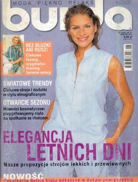 Burda 6 / 2002 wykroje