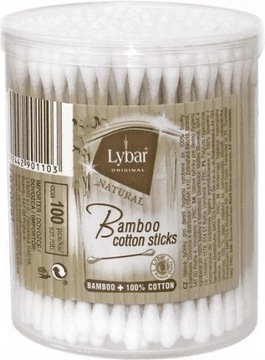 Patyczki higieniczne bambusowe LYBAR Original 100 sztuk