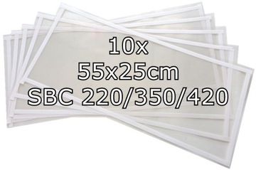 10 x FOLIA OCHRONNA 55x25 DO PIASKARKI 220L 350L 420L FOLIE PIASKARKA