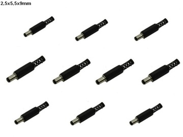 Wtyk DC 2,5/5,5/9,0mm (10szt)