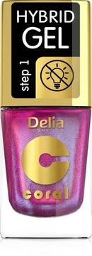 NEW! DELIA Lakier HYBRID GEL Krok1 11 ml 104 PERŁA