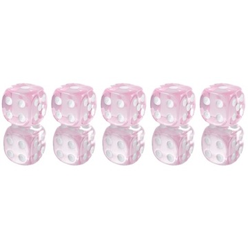 ZESTAW 5 KOSTEK K6 RPG ZEMSTA GRYFA KOŚĆ 1,1 CM