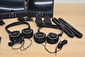 портативный DVD-плеер в машину с наушниками, HDMI в подголовнике 2 шт.