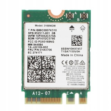 Сетевая карта NGFF M.2 Wi-Fi Сетевая карта BT 4.2
