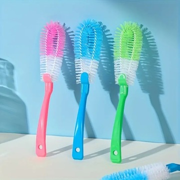 Узкая щетка для мытья бутылок, стаканов и термосов.