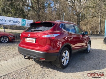 Nissan Qashqai II Crossover 1.2 DIG-T 115KM 2017 Nissan Qashqai 1.2i turbo full opcja ledy kamery 360 skory Navi bezwypadk, zdjęcie 7