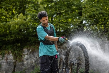 OC Складная аккумуляторная мойка высокого давления со складным баком