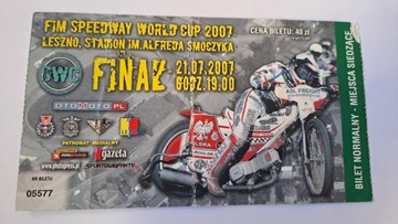 FINAŁ GRAND PRIX 21-07-2007 LESZNO ŻUŻEL SPEEDWAY