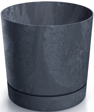 DONICZKA OSŁONKA Z PODSTAWKĄ TUBO P BETON EFFECT 13CM ANTRACYT