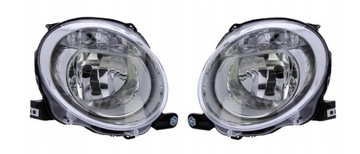 FIAT 500 07- SVĚTLOMET POTKAVACI SVĚTLA SVĚTLO PŘEDNÍ KOMPLET