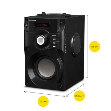 СТРОИТЕЛЬНЫЙ РАДИОДИНАМИК Беспроводной портативный USB SD AUX РАДИО 1800 мАч