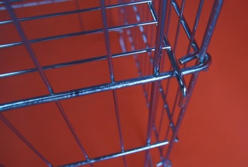 РАСПРОДАЖНАЯ КОРЗИНА загрузочная корзина 74x54см СЕРЕБРЯНАЯ - СКЛАДНАЯ КОРЗИНА прочная