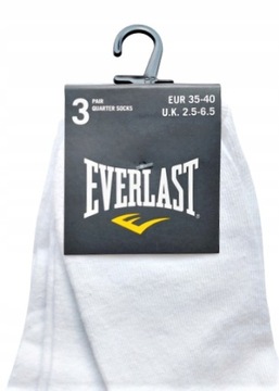 Everlast quarter socks 3-pk bawełna r.35-40