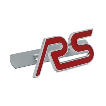 Znaczek Emblemat w grill RS RED CHROM FORD FOCUS