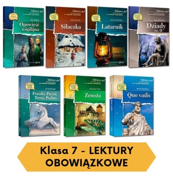 Lektury obowiązkowe Klasa 7 SP ZESTAW ZL