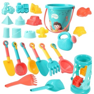 ИГРУШКИ ДЛЯ ПЕСКА, ВОДЫ, ФОРМЫ, ВЕДРО, ЛОПАТА, БАНКА ДЛЯ ВОДЫ, НАБОР XXL