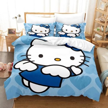 МОЛОДЕЖНЫЙ комплект постельного белья Hello Kitty - Акция!